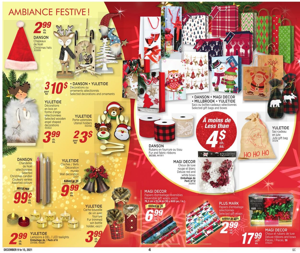 Jean Coutu CHRISTMAS 2021 Flyer - 12/09-12/15/2021 (Page 9)