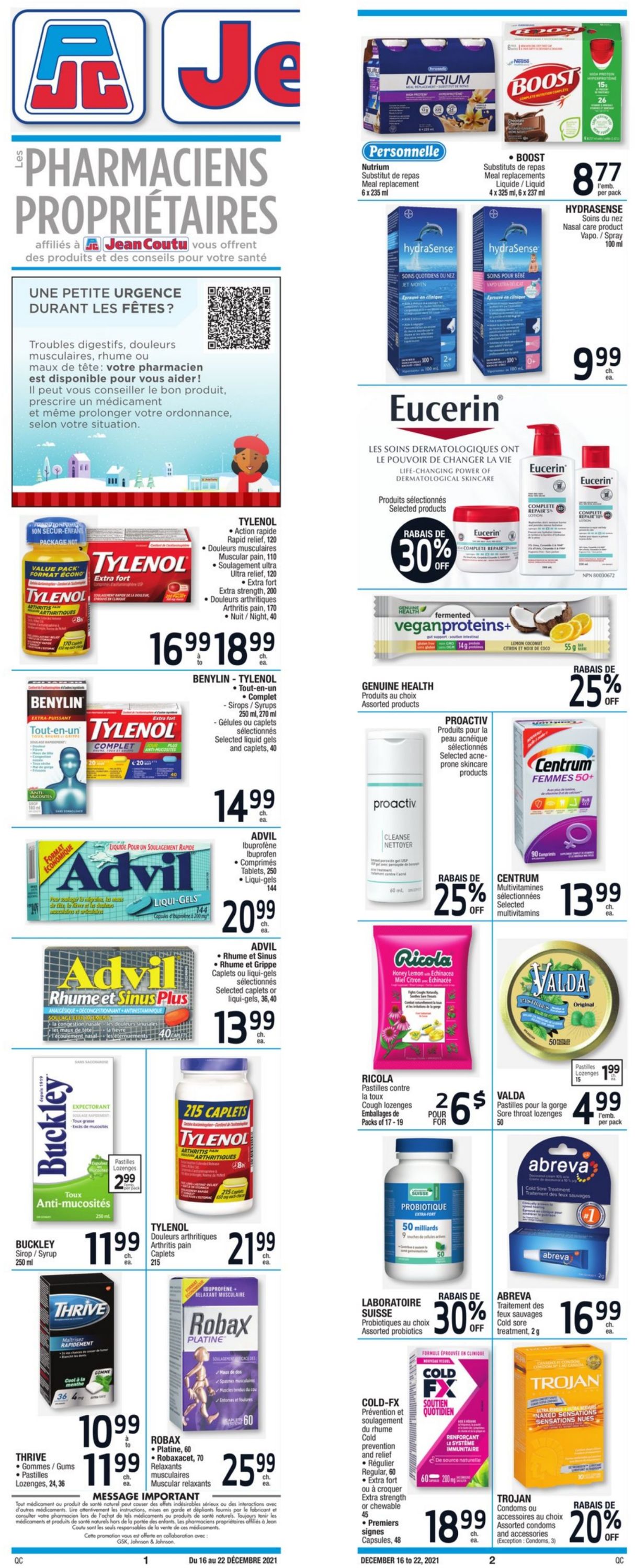 Jean Coutu Flyer - 12/16-12/22/2021 (Page 3)