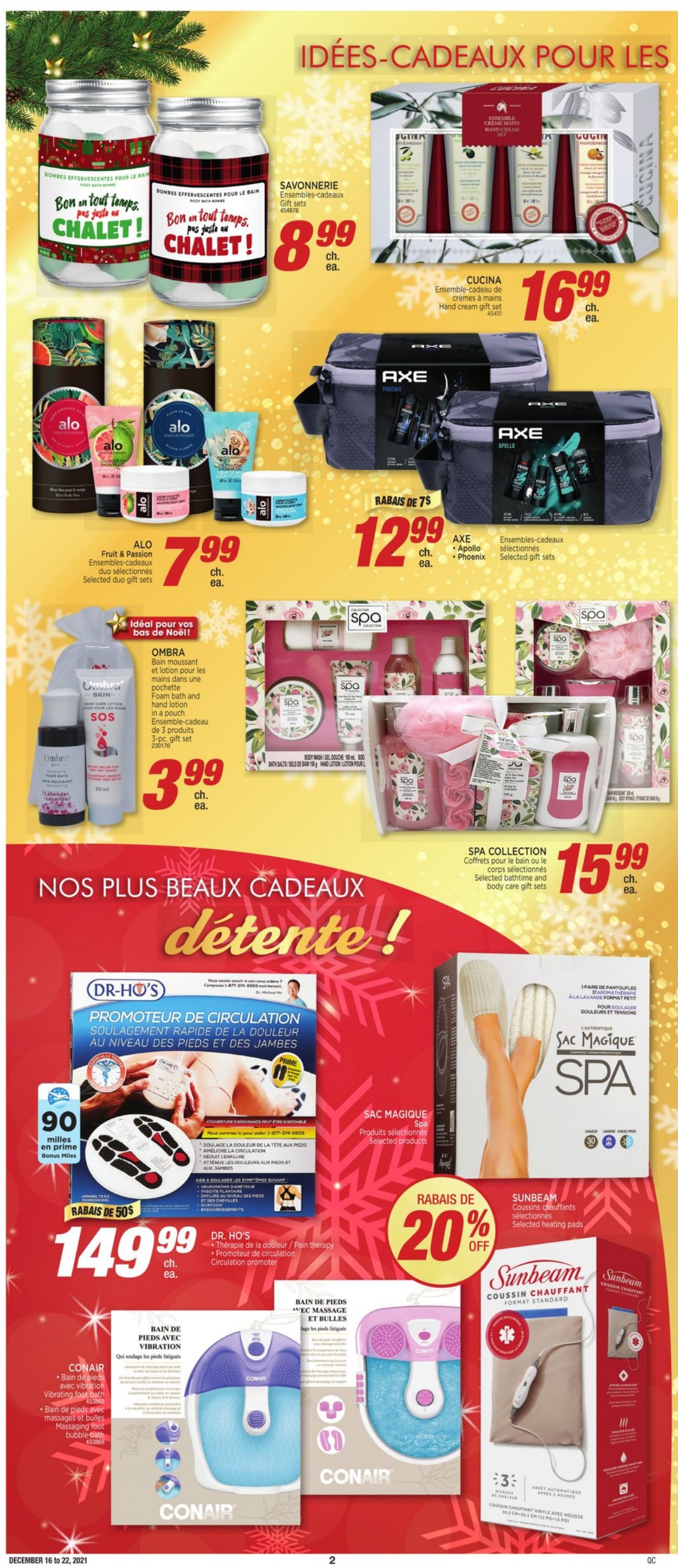 Jean Coutu CHRISTMAS 2021 Flyer - 12/16-12/22/2021 (Page 2)