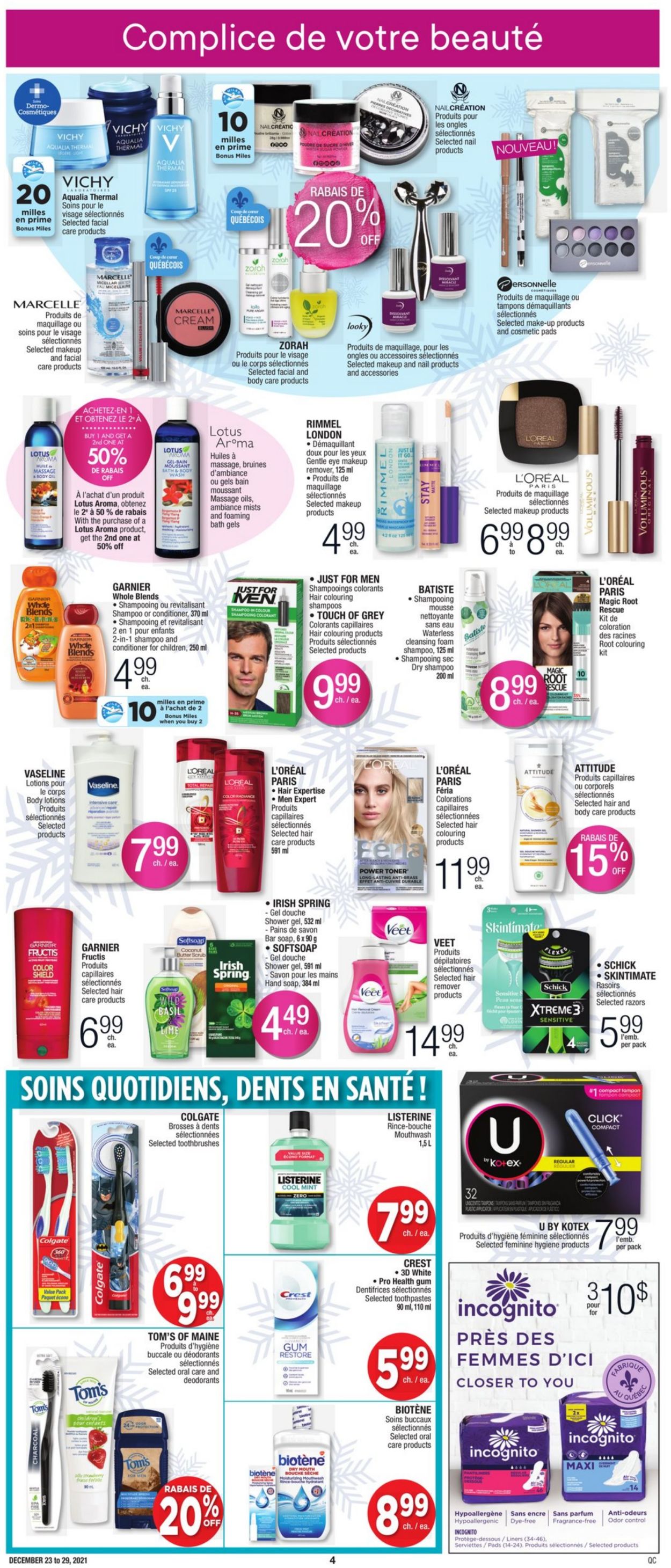 Jean Coutu CHRISTMAS 2021 Flyer - 12/23-12/29/2021 (Page 9)