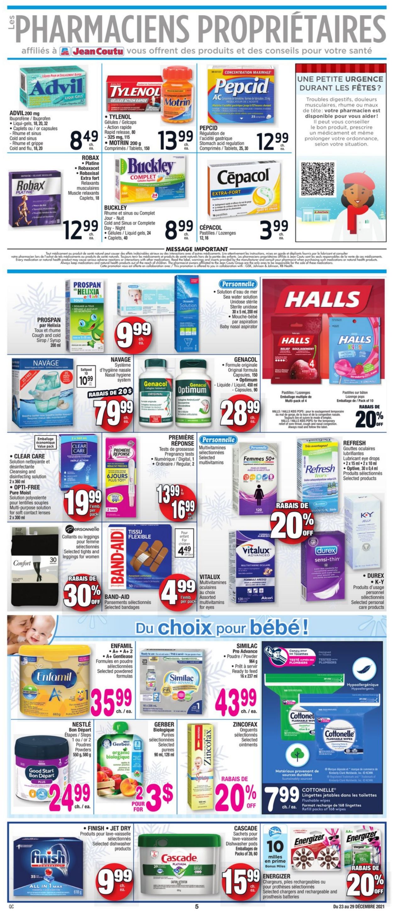 Jean Coutu CHRISTMAS 2021 Flyer - 12/23-12/29/2021 (Page 10)