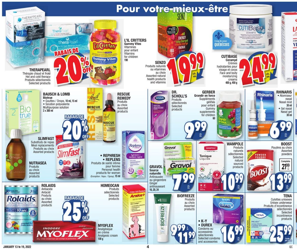 Jean Coutu Flyer - 01/13-01/19/2022 (Page 4)