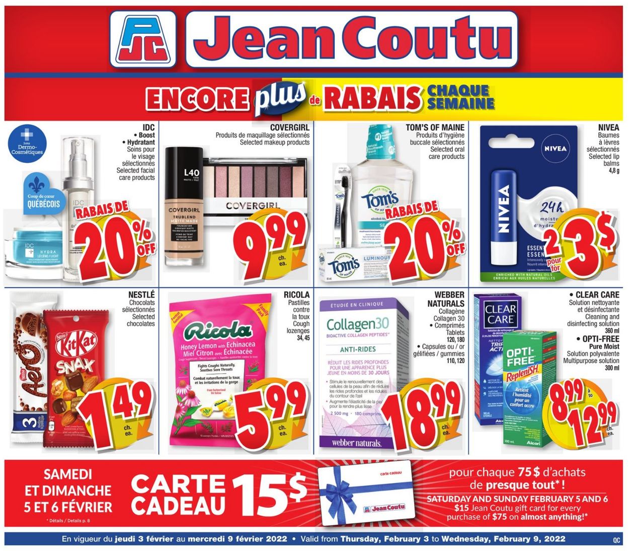 Jean Coutu Flyer - 02/03-02/09/2022