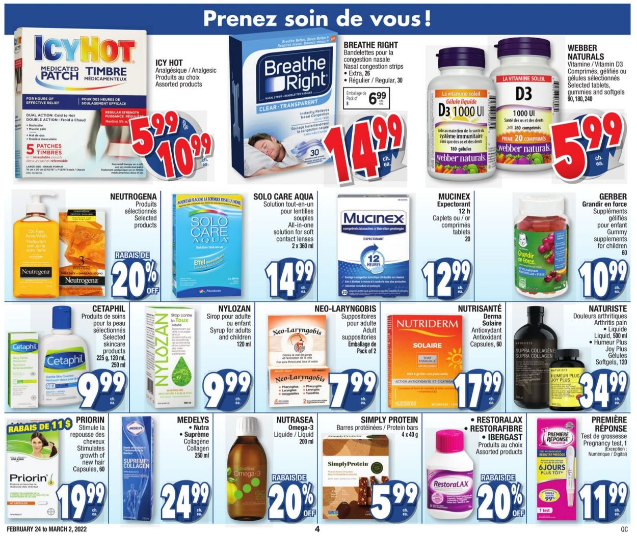 Jean Coutu Flyer - 02/24-03/02/2022 (Page 4)