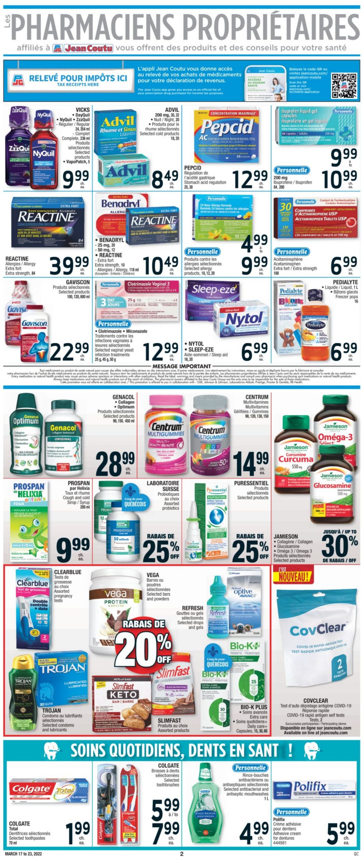 Jean Coutu Flyer - 03/17-03/23/2022 (Page 3)