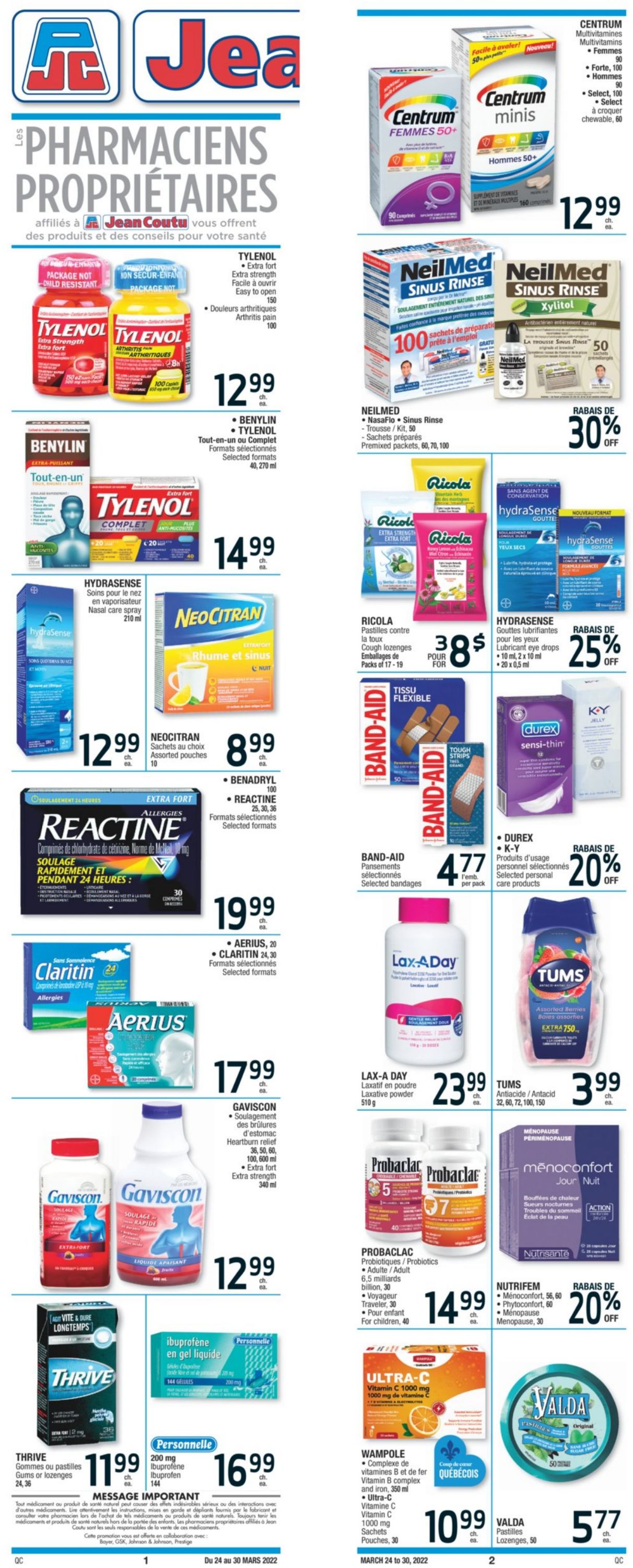 Jean Coutu Flyer - 03/24-03/30/2022 (Page 3)