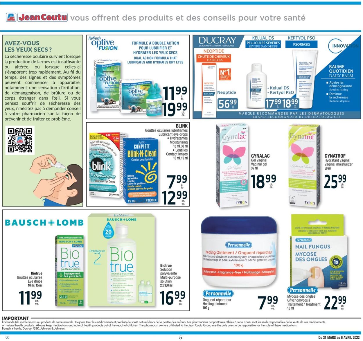 Jean Coutu Flyer - 03/31-04/06/2022 (Page 7)