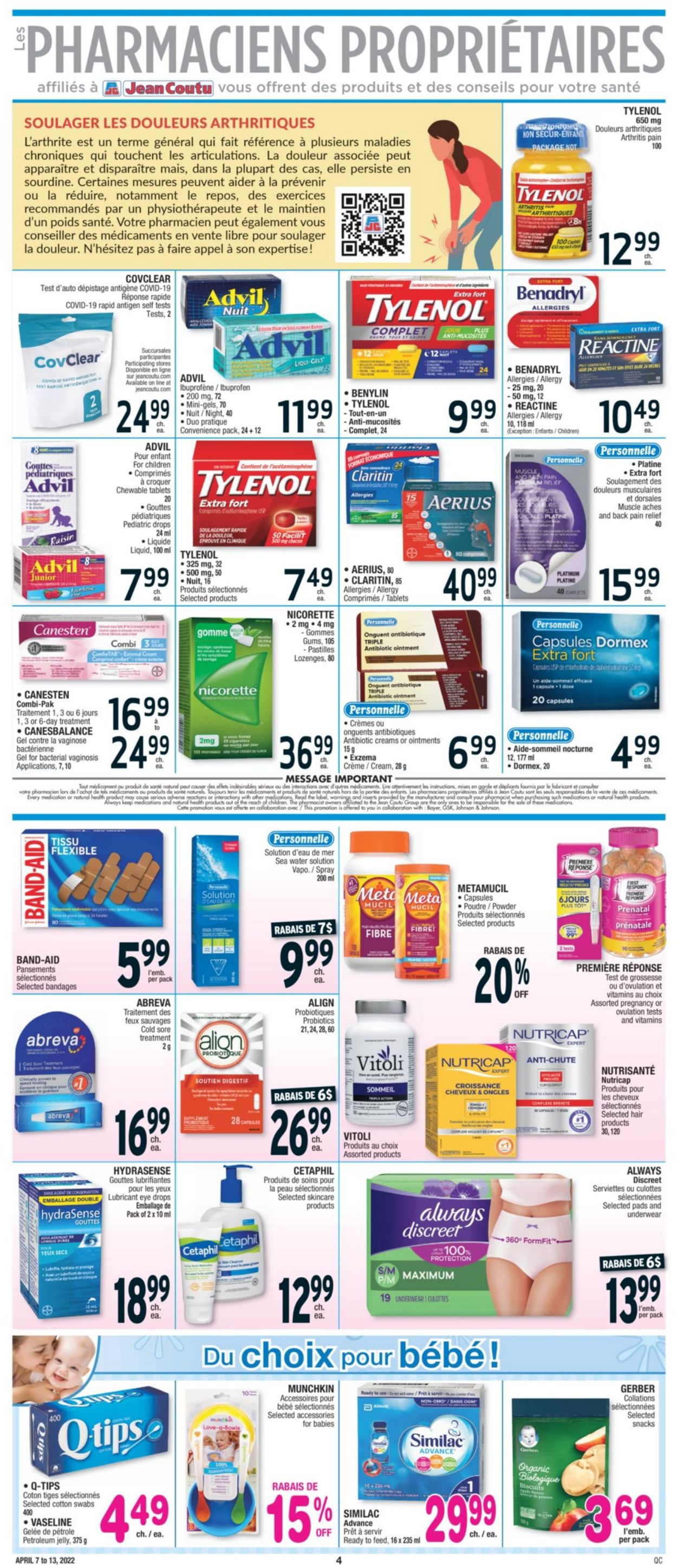 Jean Coutu Flyer - 04/07-04/13/2022 (Page 5)
