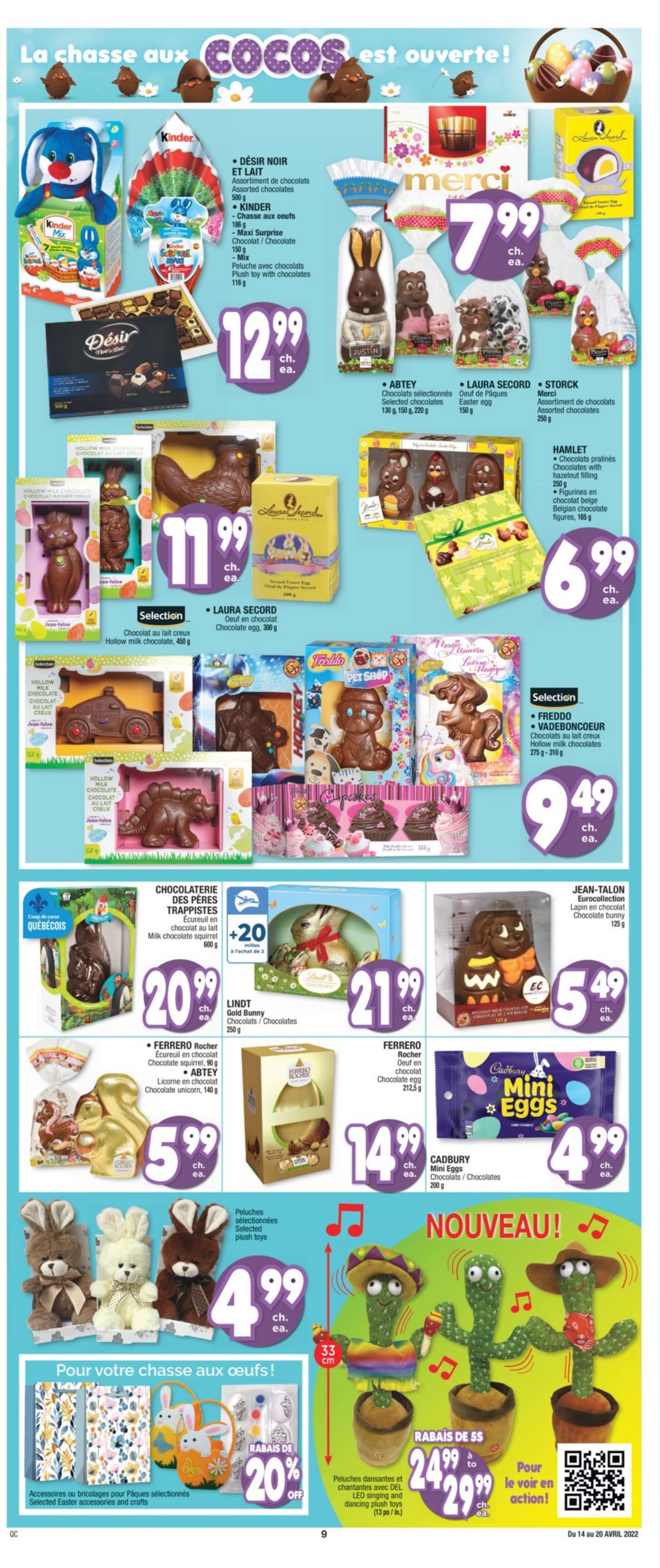 Jean Coutu EASTER 2022 Flyer - 04/14-04/20/2022 (Page 12)
