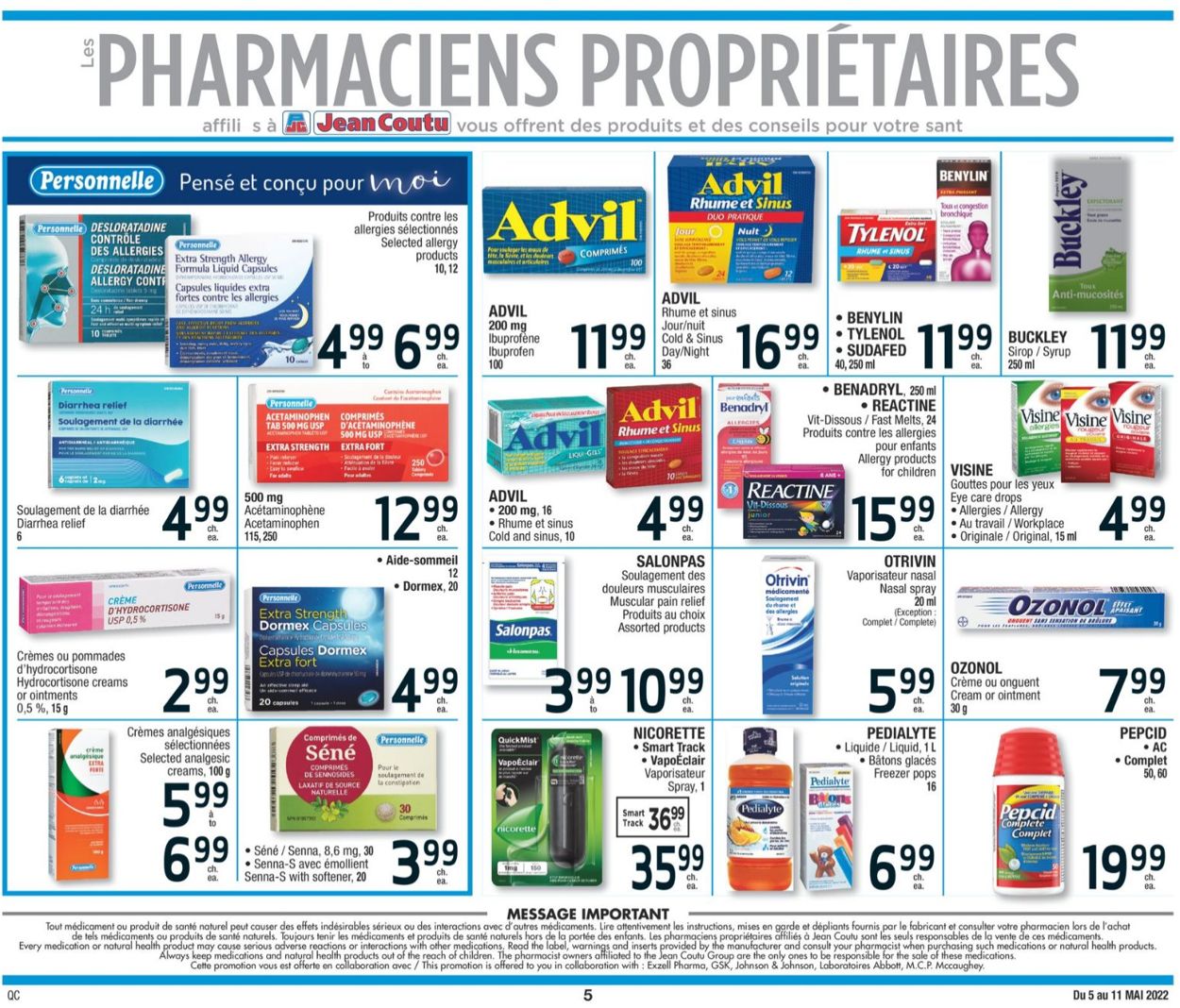Jean Coutu Flyer - 05/05-05/11/2022 (Page 5)