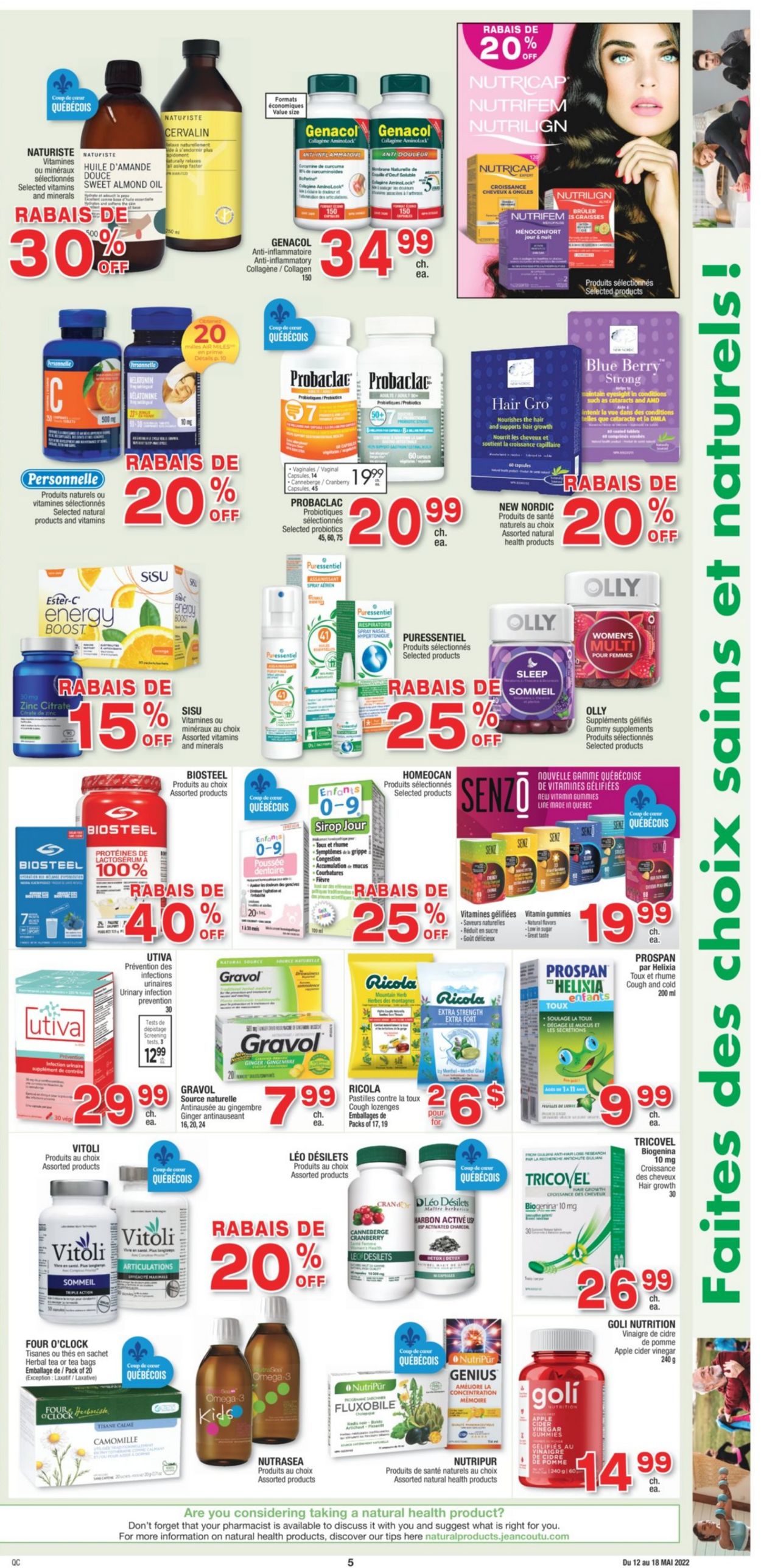 Jean Coutu Flyer - 05/12-05/18/2022 (Page 5)