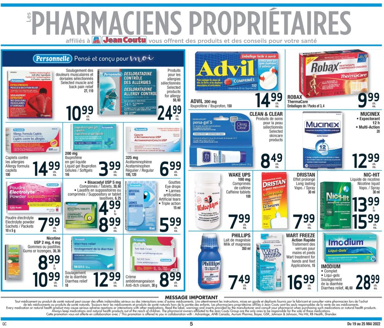 Jean Coutu Flyer - 05/19-05/25/2022 (Page 5)
