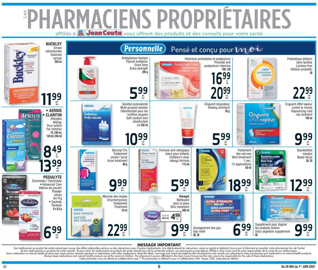 Jean Coutu Flyer - 05/26-06/01/2022 (Page 5)
