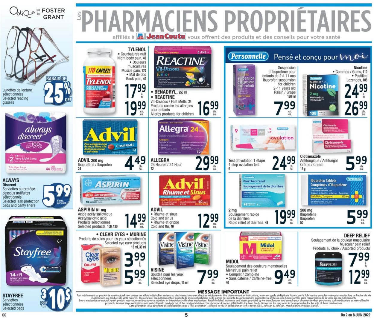 Jean Coutu Flyer - 06/02-06/08/2022 (Page 5)
