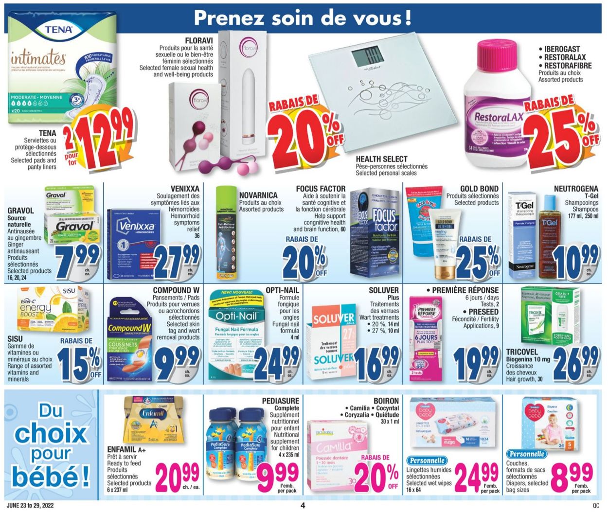 Jean Coutu Flyer - 06/23-06/29/2022 (Page 4)