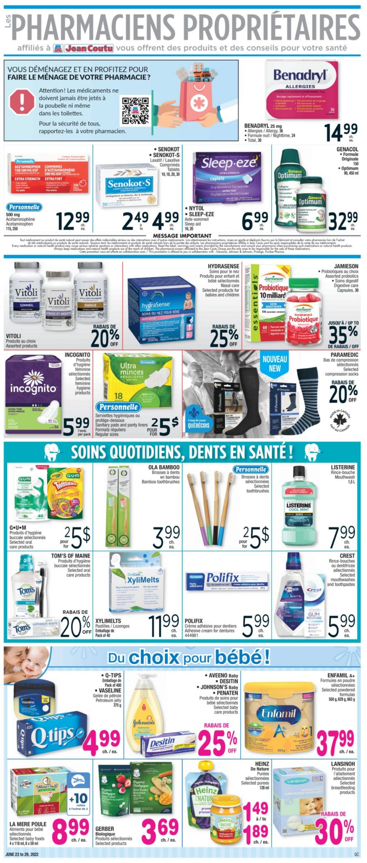 Jean Coutu Flyer - 06/23-06/29/2022 (Page 4)