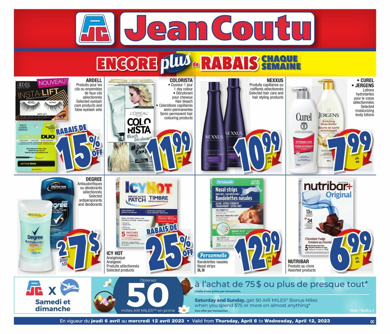 Jean Coutu Flyer - 04/06-04/12/2023