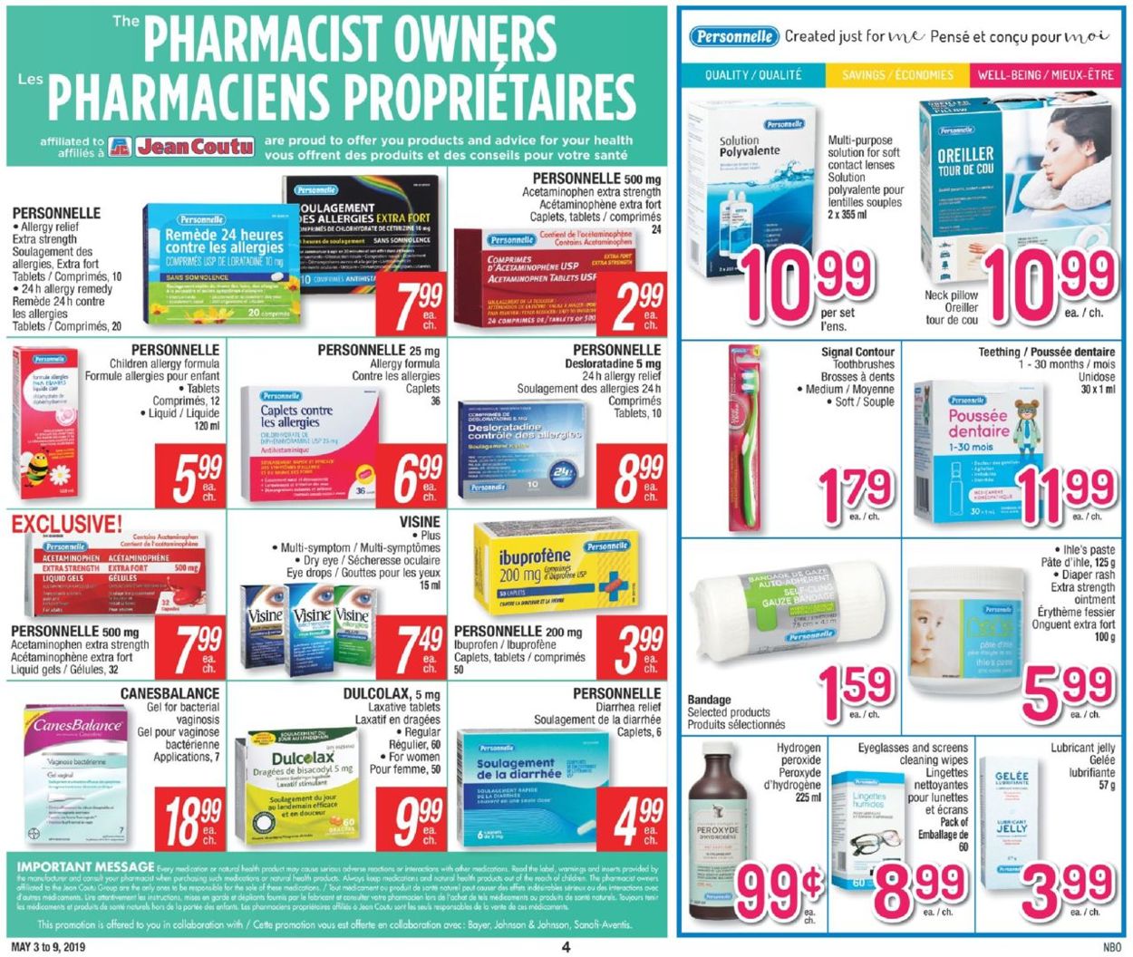 Jean Coutu Flyer - 05/03-05/09/2019 (Page 4)