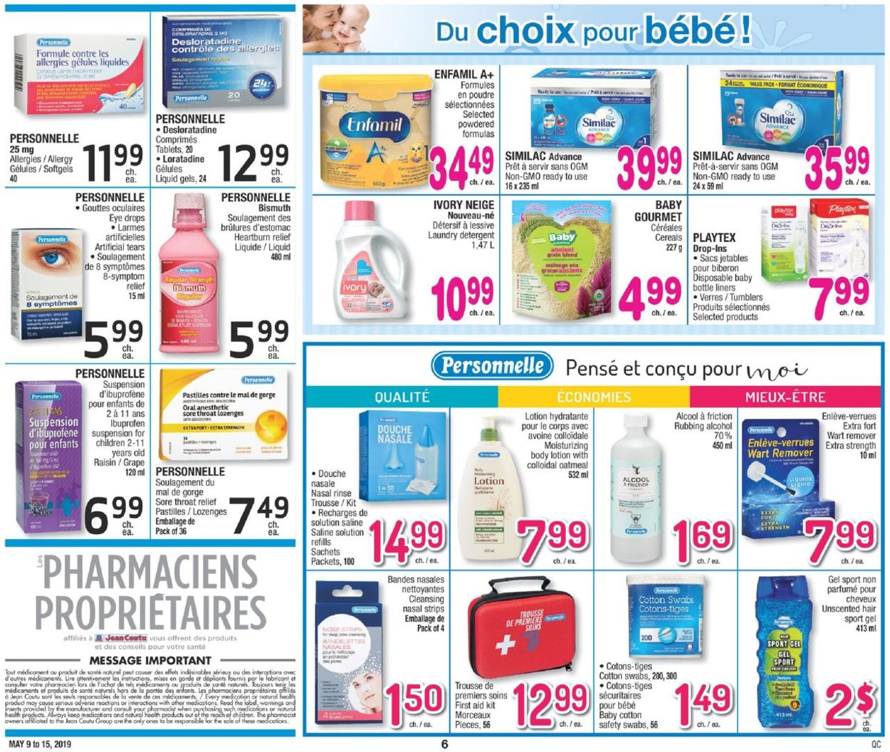 Jean Coutu Flyer - 05/09-05/15/2019 (Page 6)