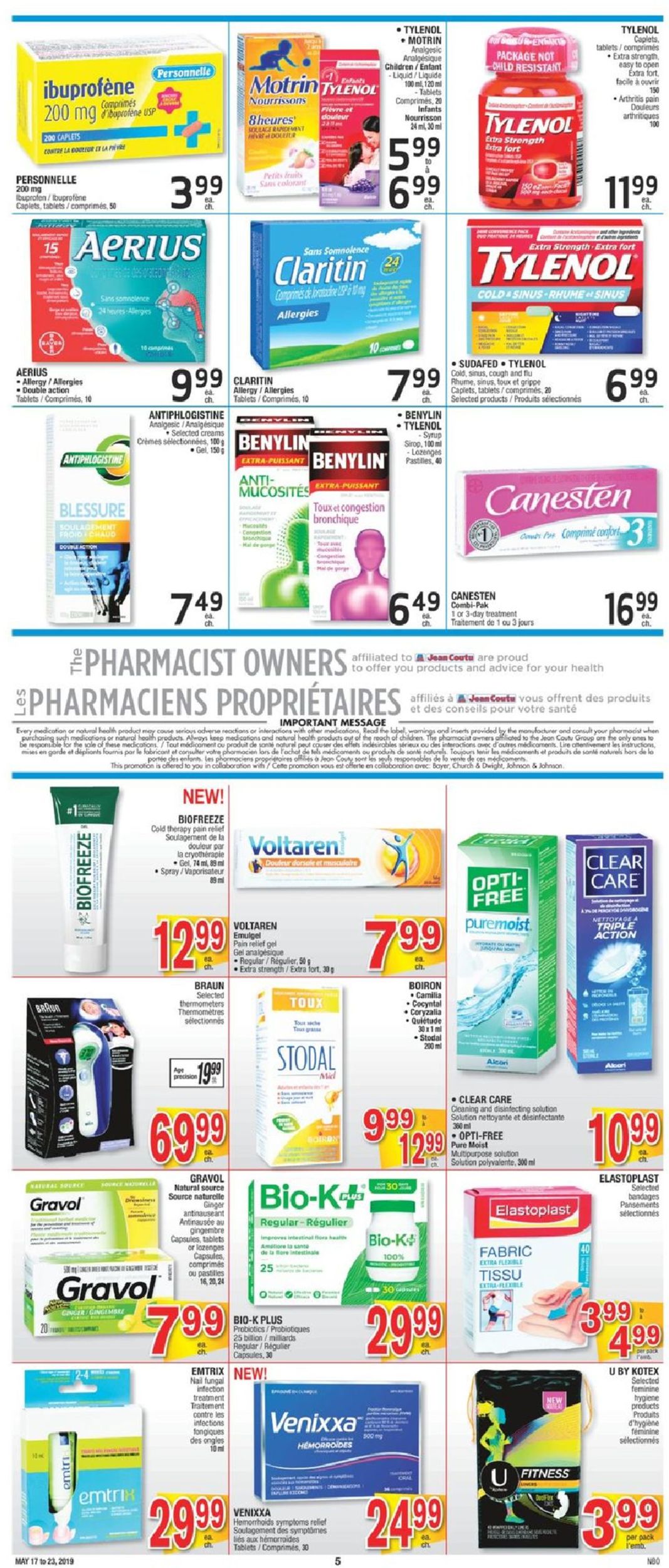 Jean Coutu Flyer - 05/17-05/23/2019 (Page 4)