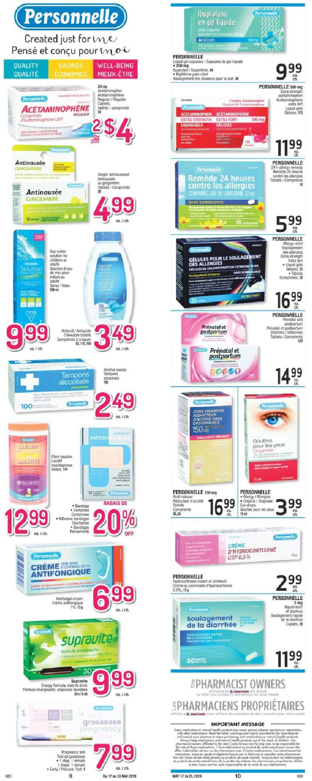 Jean Coutu Flyer - 05/17-05/23/2019 (Page 8)