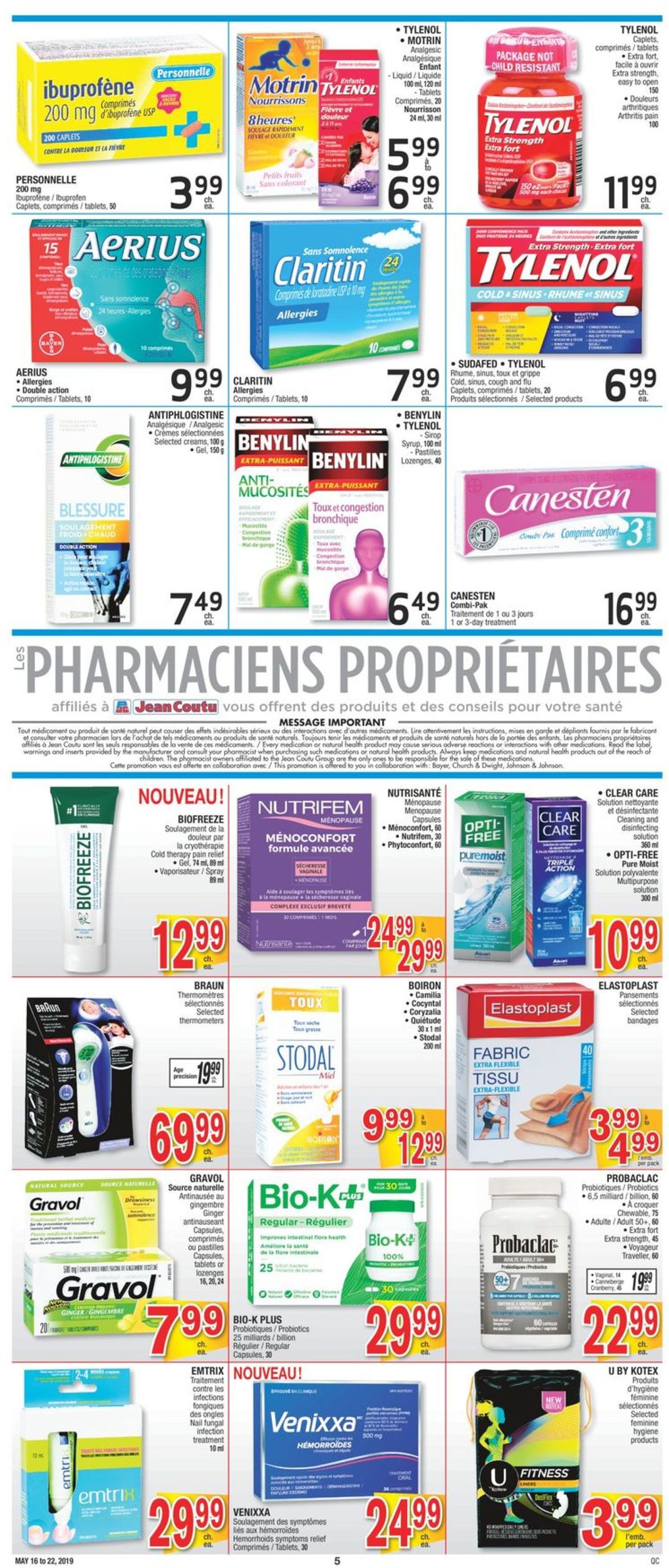 Jean Coutu Flyer - 05/16-05/22/2019 (Page 4)