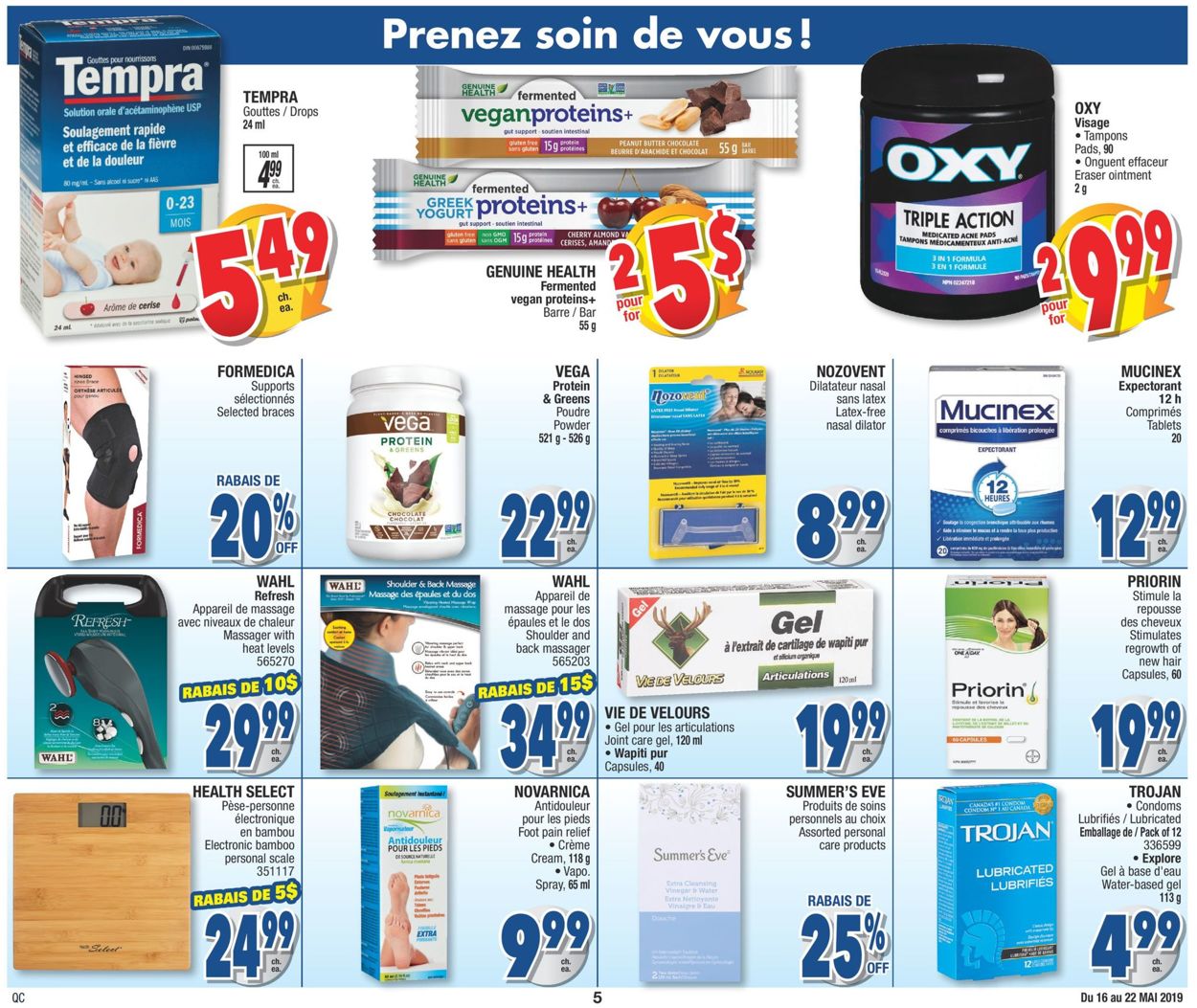 Jean Coutu Flyer - 05/16-05/22/2019 (Page 5)