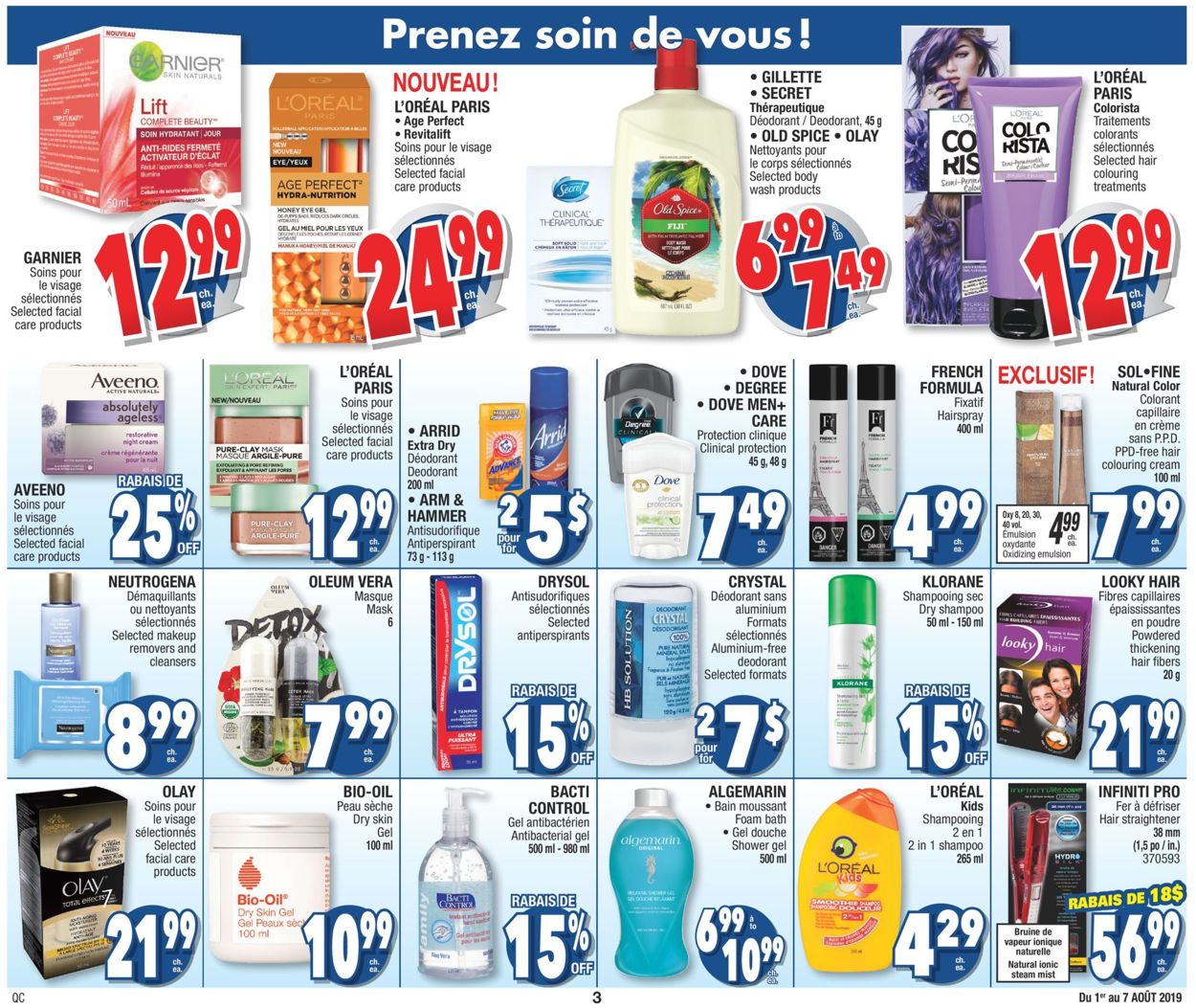 Jean Coutu Flyer - 08/01-08/07/2019 (Page 3)