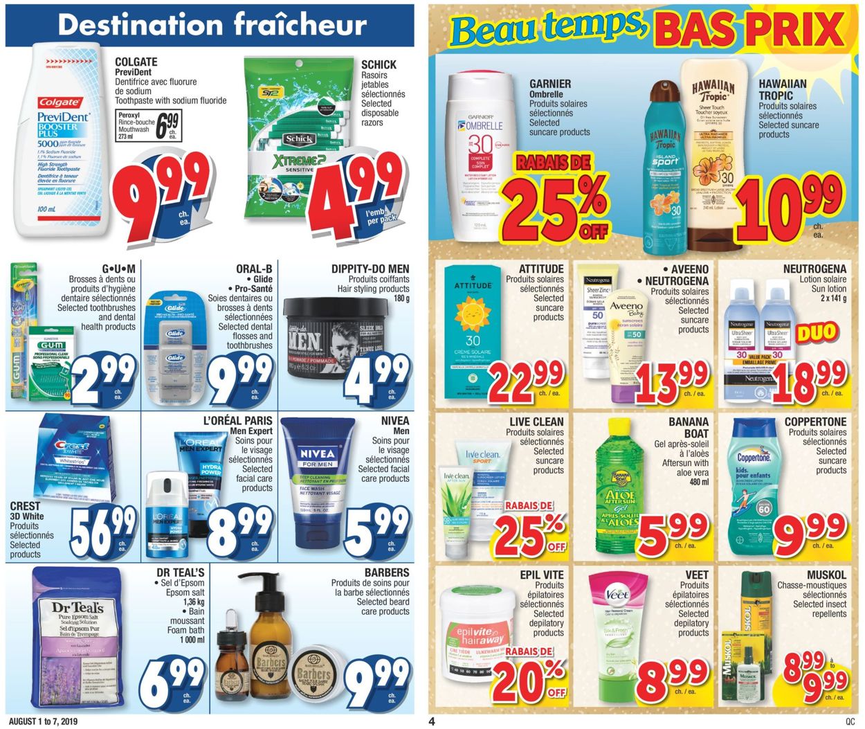 Jean Coutu Flyer - 08/01-08/07/2019 (Page 4)