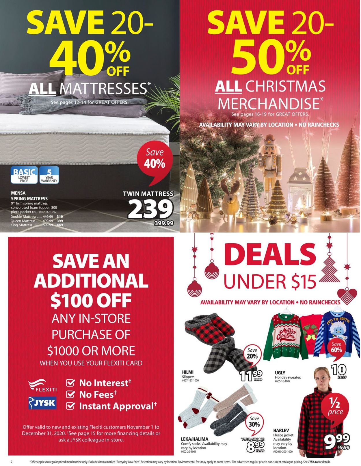 JYSK Boxing Day Sale Flyer - 12/26-12/30/2020 (Page 2)