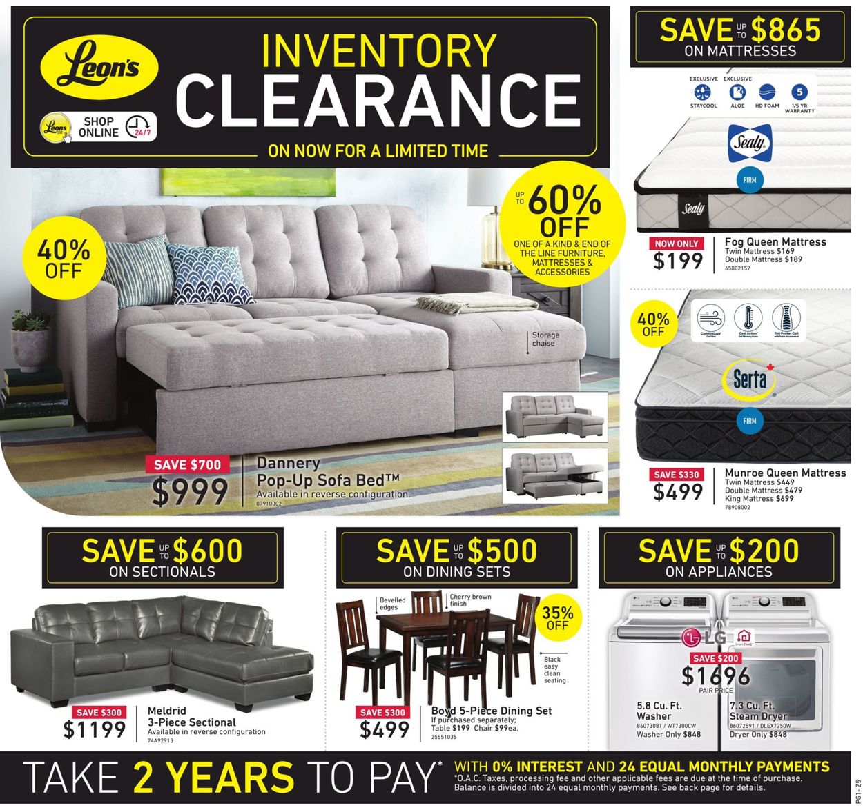 Leon's - Inventory Clearance Sale 2021 Flyer - 01/22-01/25/2021 (Page 5)