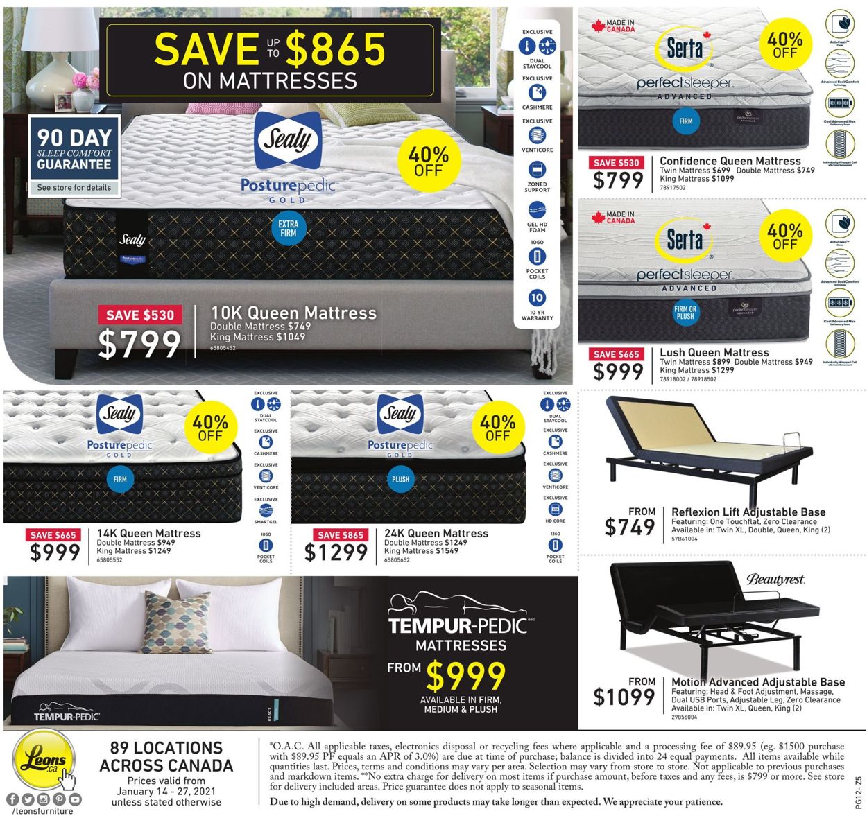 Leon's - Inventory Clearance Sale 2021 Flyer - 01/22-01/25/2021 (Page 16)