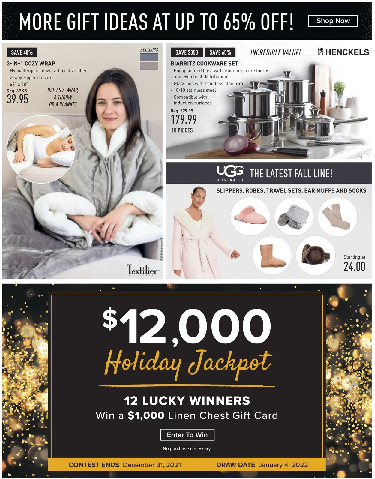 Linen Chest BLACK FRIDAY 2021 Flyer - 11/10-12/24/2021 (Page 32)