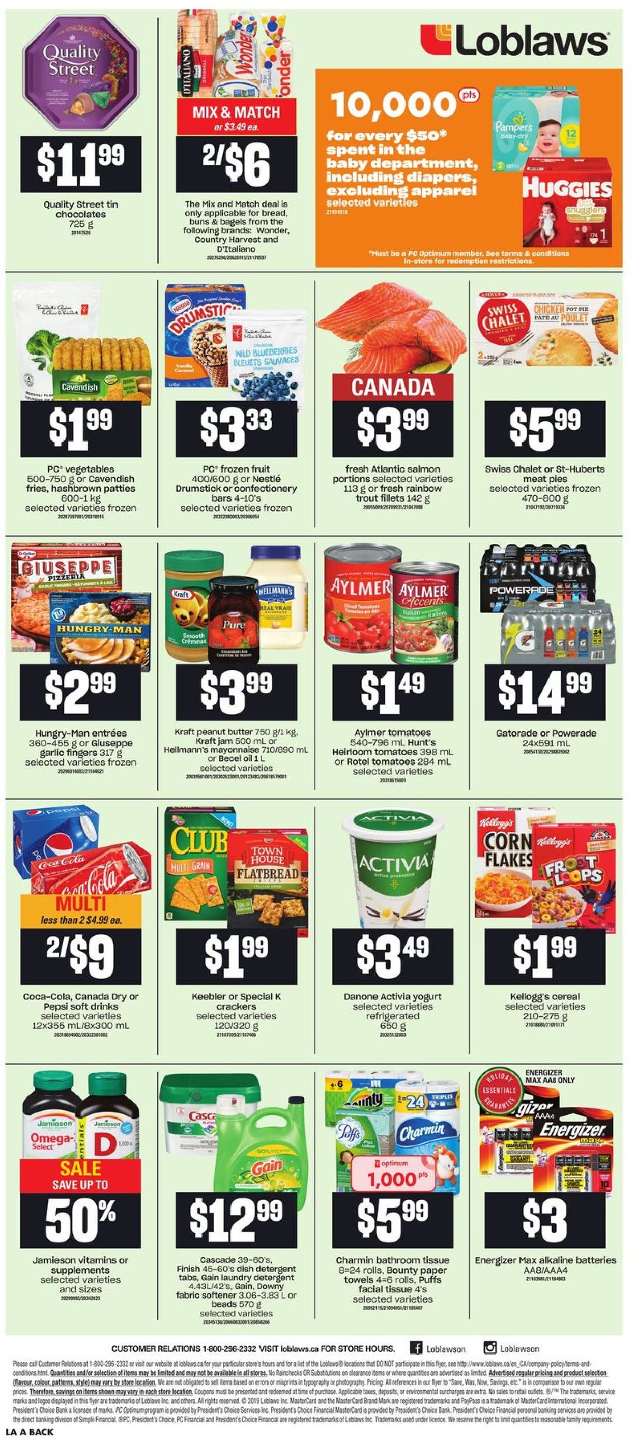 Loblaws - CHRISTMAS 2019 FLYER Flyer - 12/12-12/18/2019 (Page 26)
