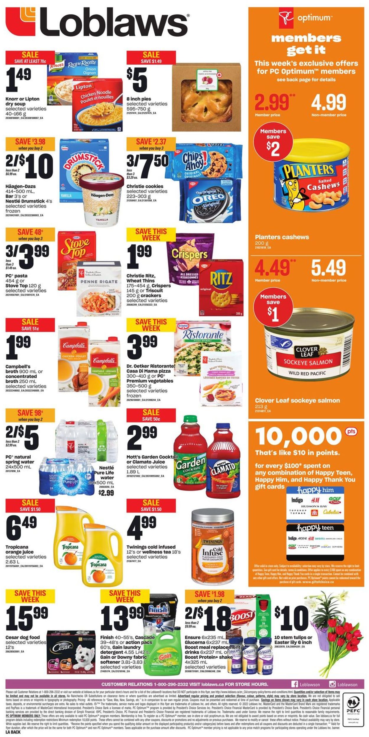 Loblaws EASTER 2022 Flyer - 04/14-04/20/2022 (Page 4)