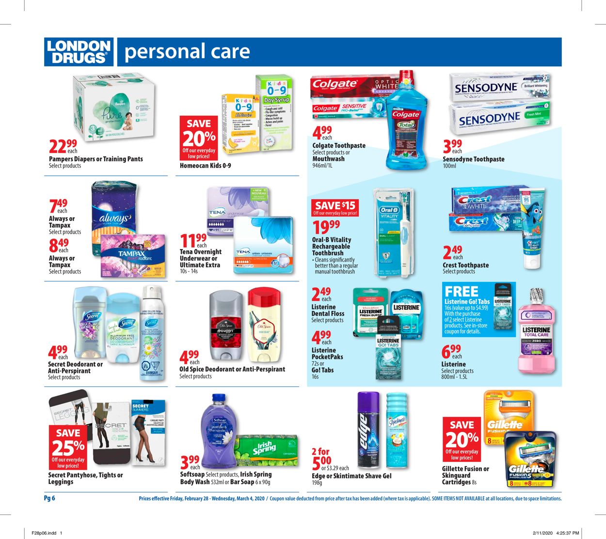 London Drugs Flyer - 02/28-03/04/2020 (Page 6)