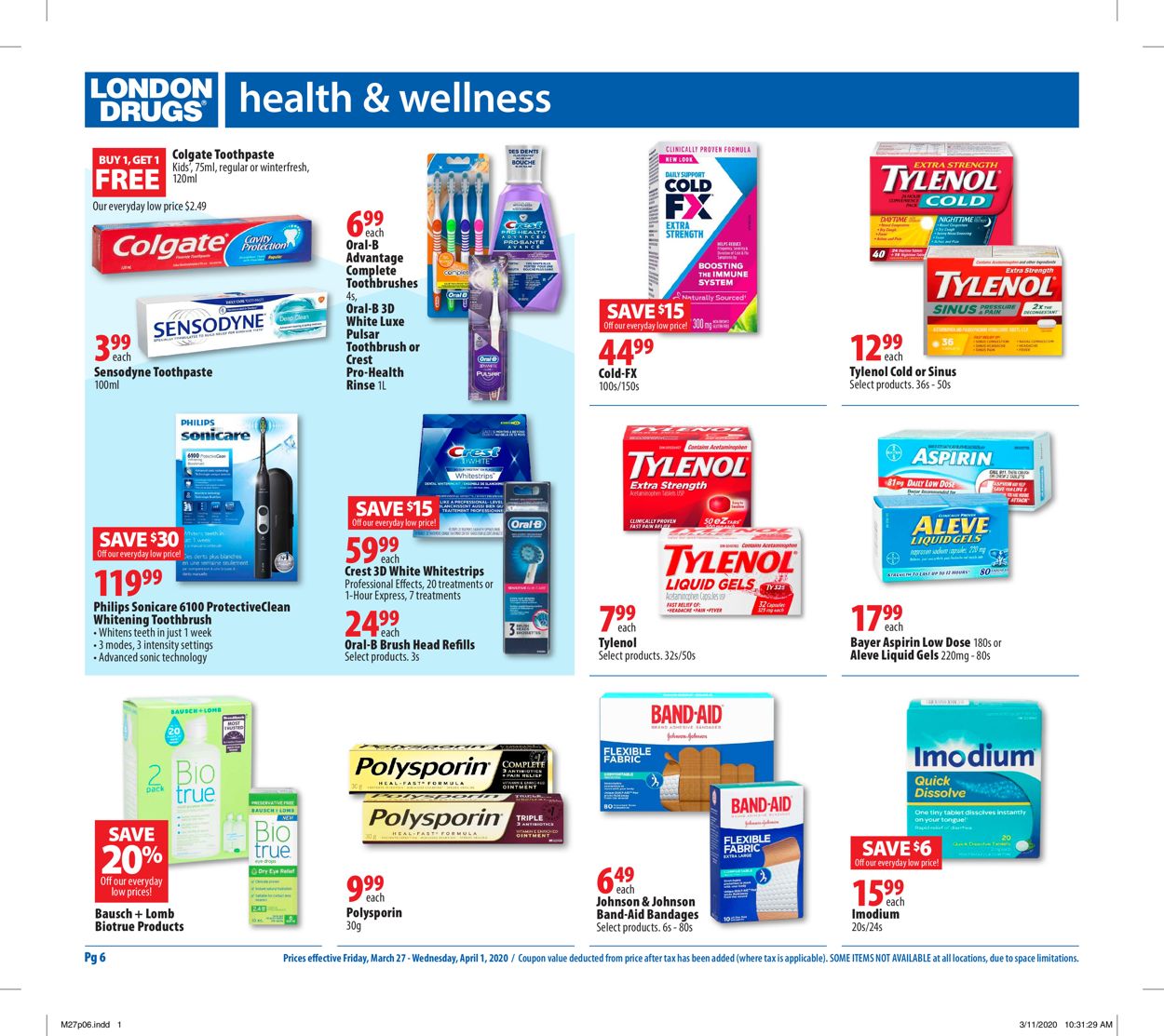 London Drugs Flyer - 03/27-04/01/2020 (Page 6)