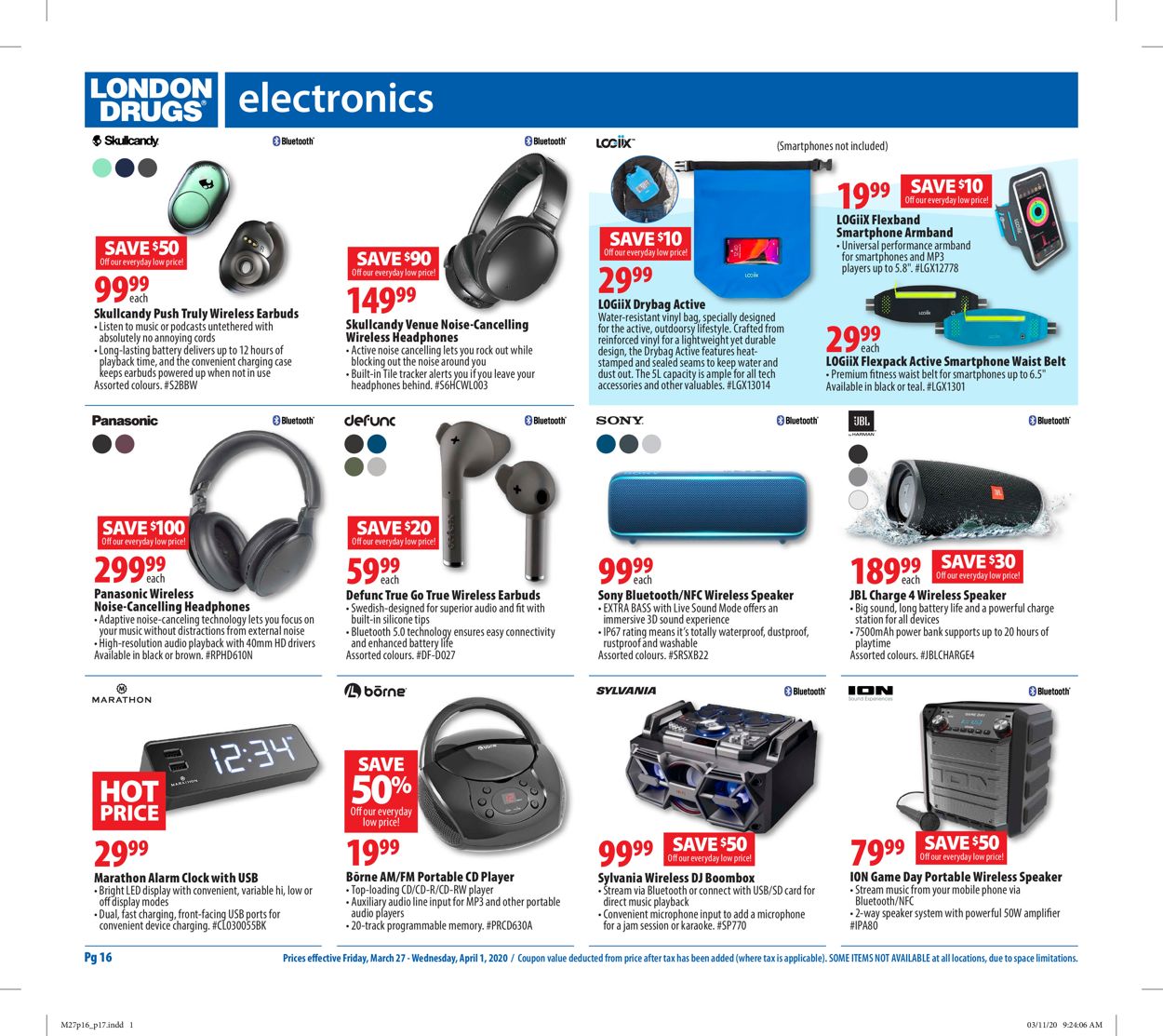London Drugs Flyer - 03/27-04/01/2020 (Page 16)