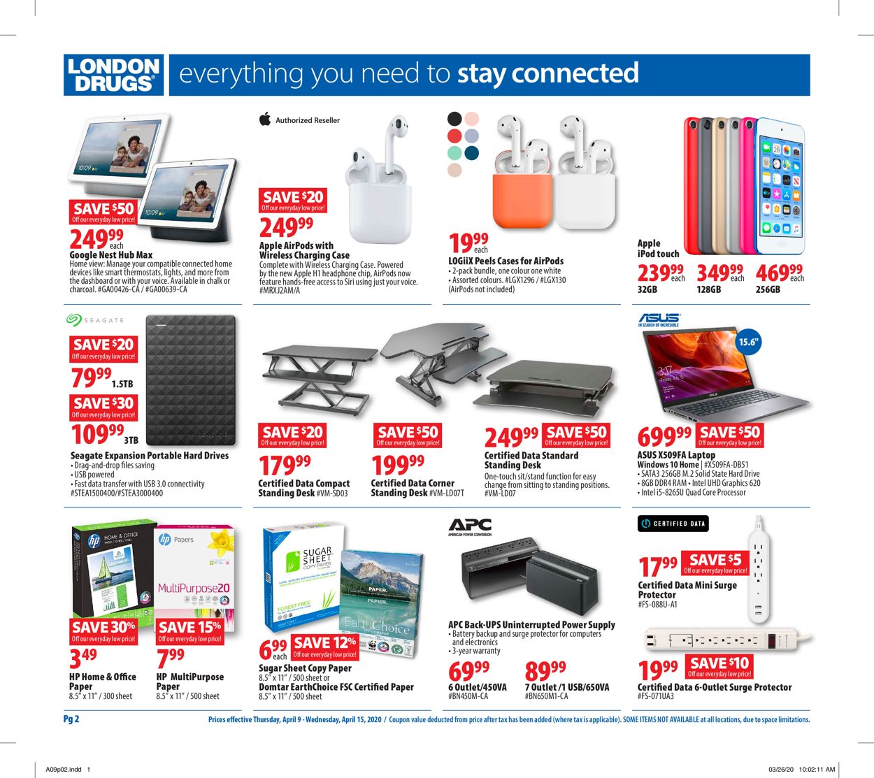London Drugs Flyer - 04/09-04/15/2020 (Page 2)