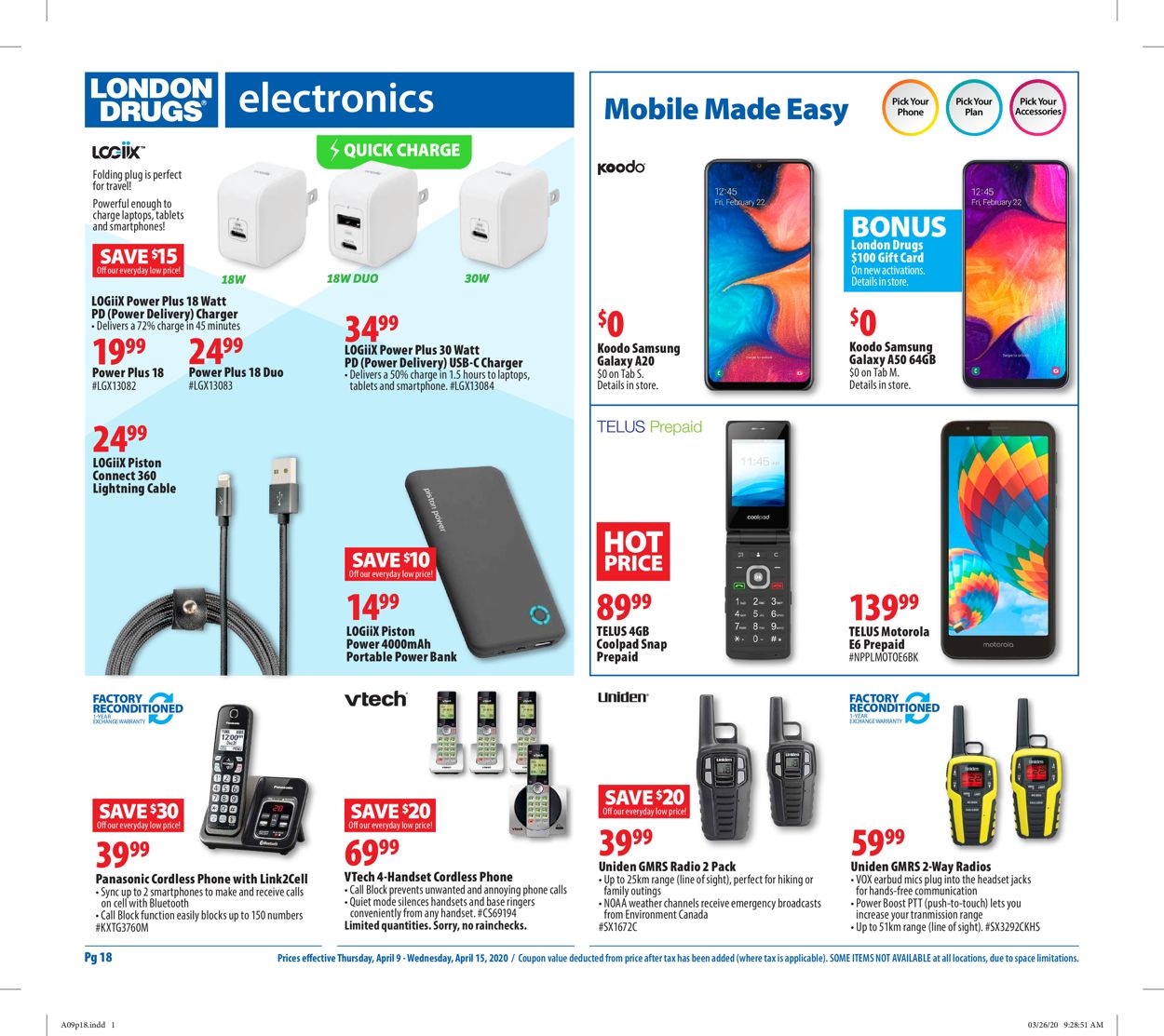 London Drugs Flyer - 04/09-04/15/2020 (Page 18)