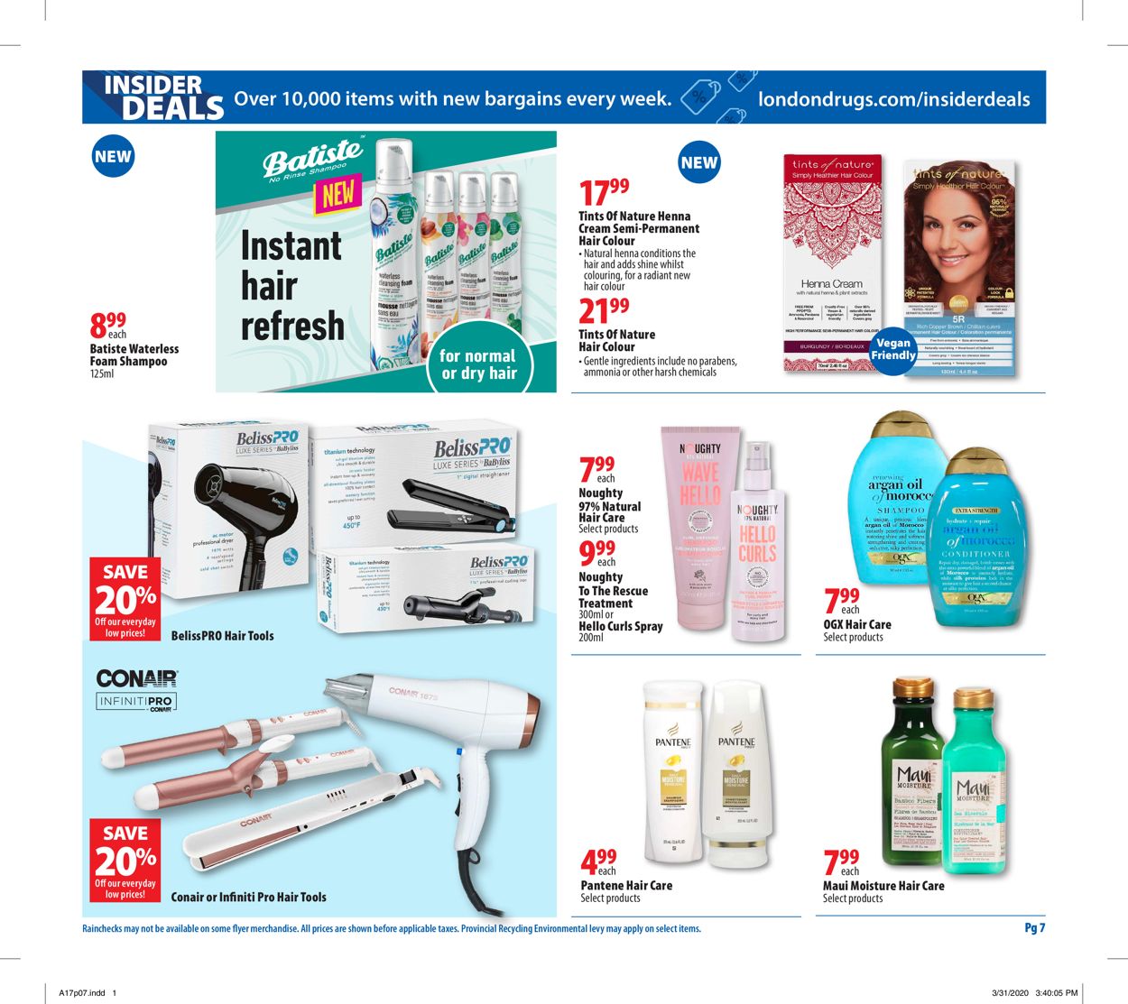 London Drugs Flyer - 04/17-04/22/2020 (Page 7)