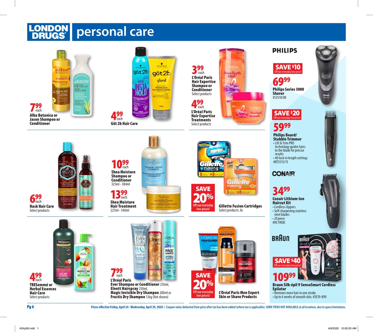 London Drugs Flyer - 04/24-04/29/2020 (Page 6)