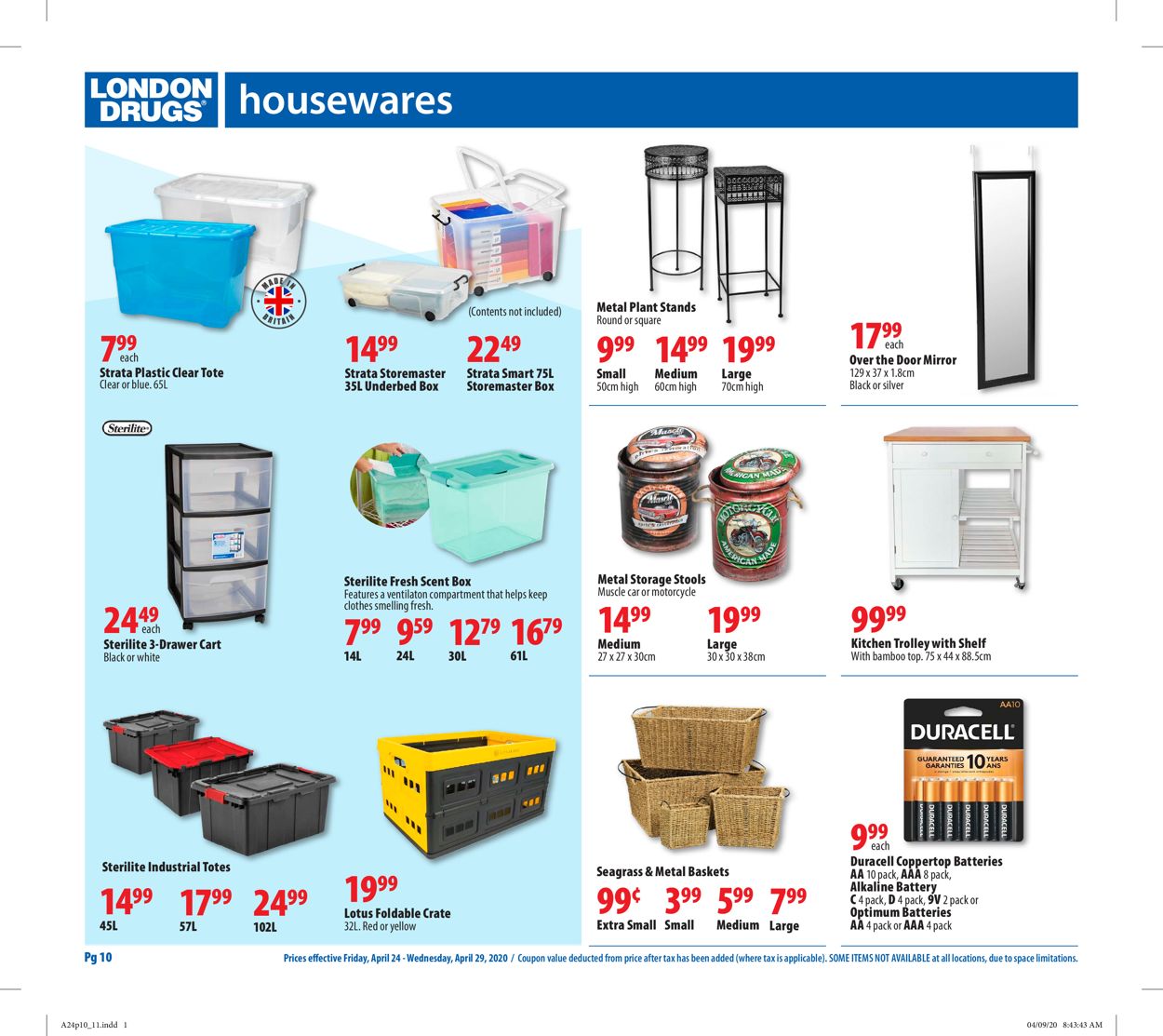 London Drugs Flyer - 04/24-04/29/2020 (Page 10)