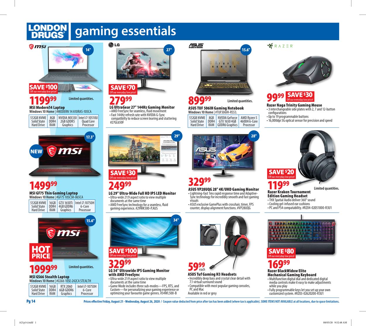 London Drugs Flyer - 08/21-08/26/2020 (Page 16)