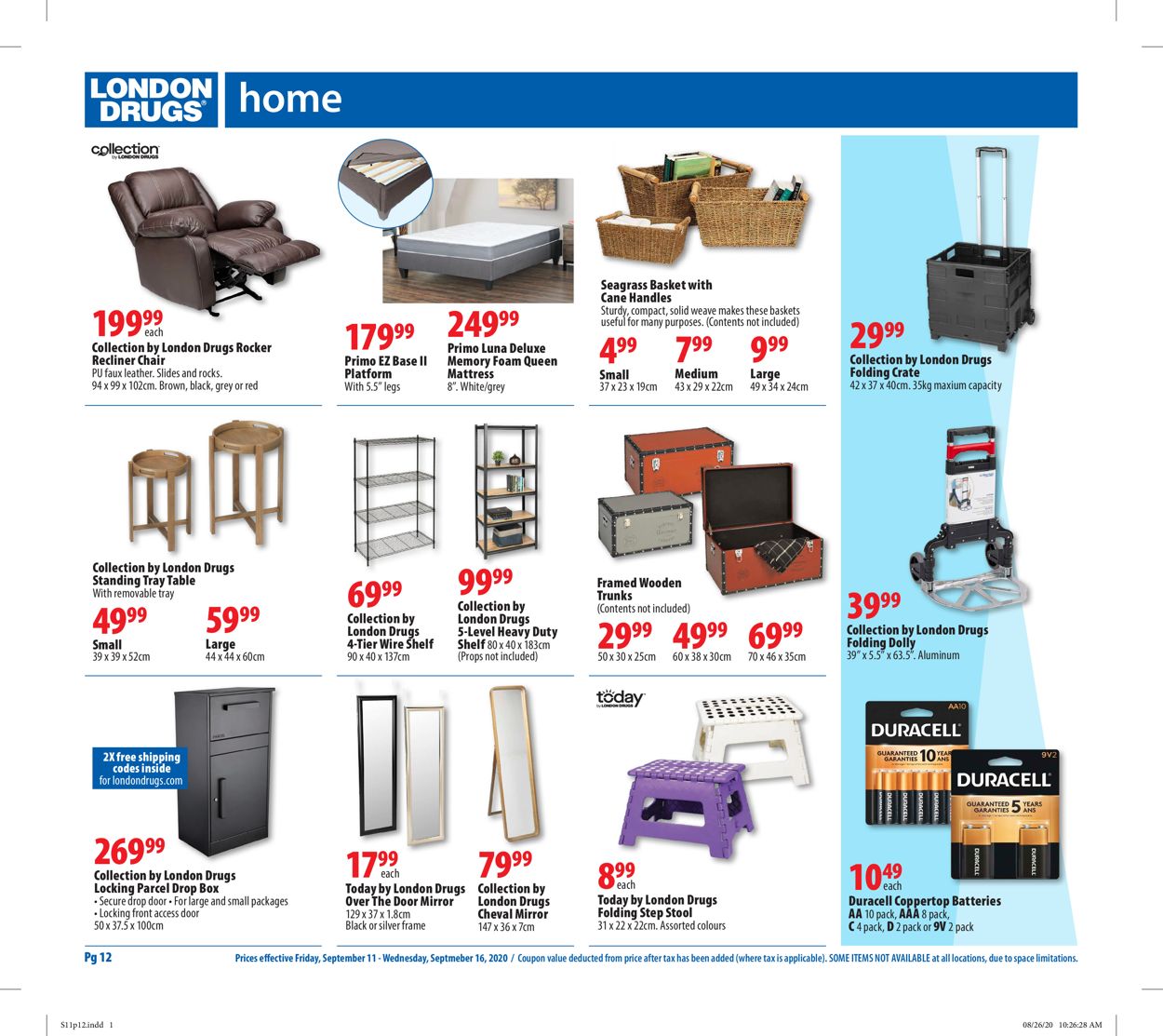 London Drugs Flyer - 09/11-09/16/2020 (Page 12)
