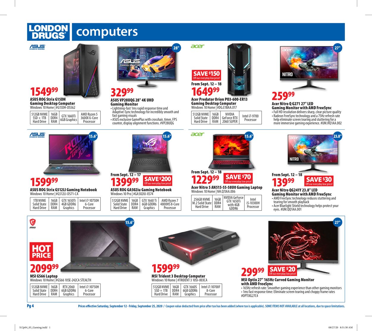 London Drugs Flyer - 09/12-09/25/2020 (Page 4)