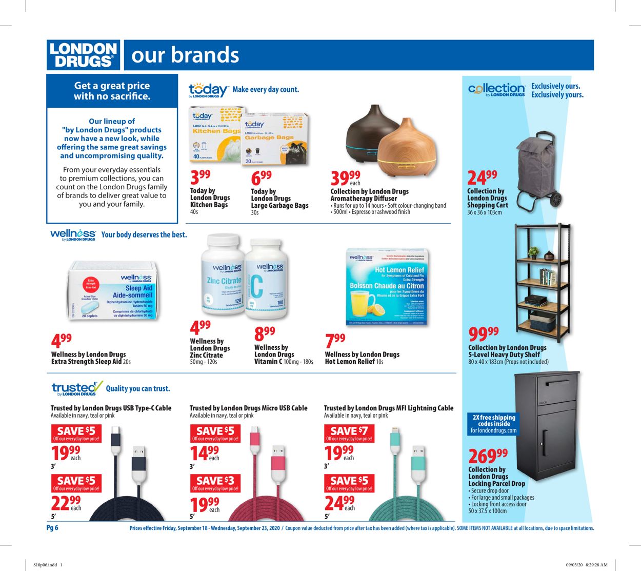 London Drugs Flyer - 09/18-09/23/2020 (Page 6)