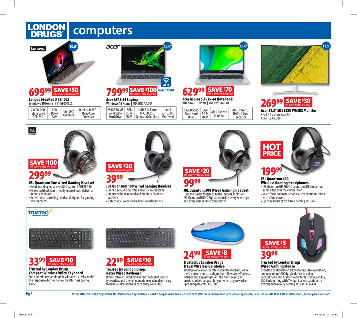 London Drugs Flyer - 09/18-09/23/2020 (Page 9)