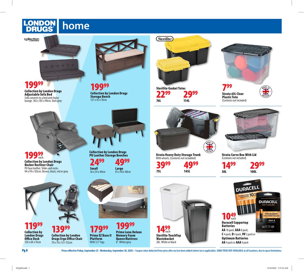 London Drugs Flyer - 09/25-09/30/2020 (Page 9)