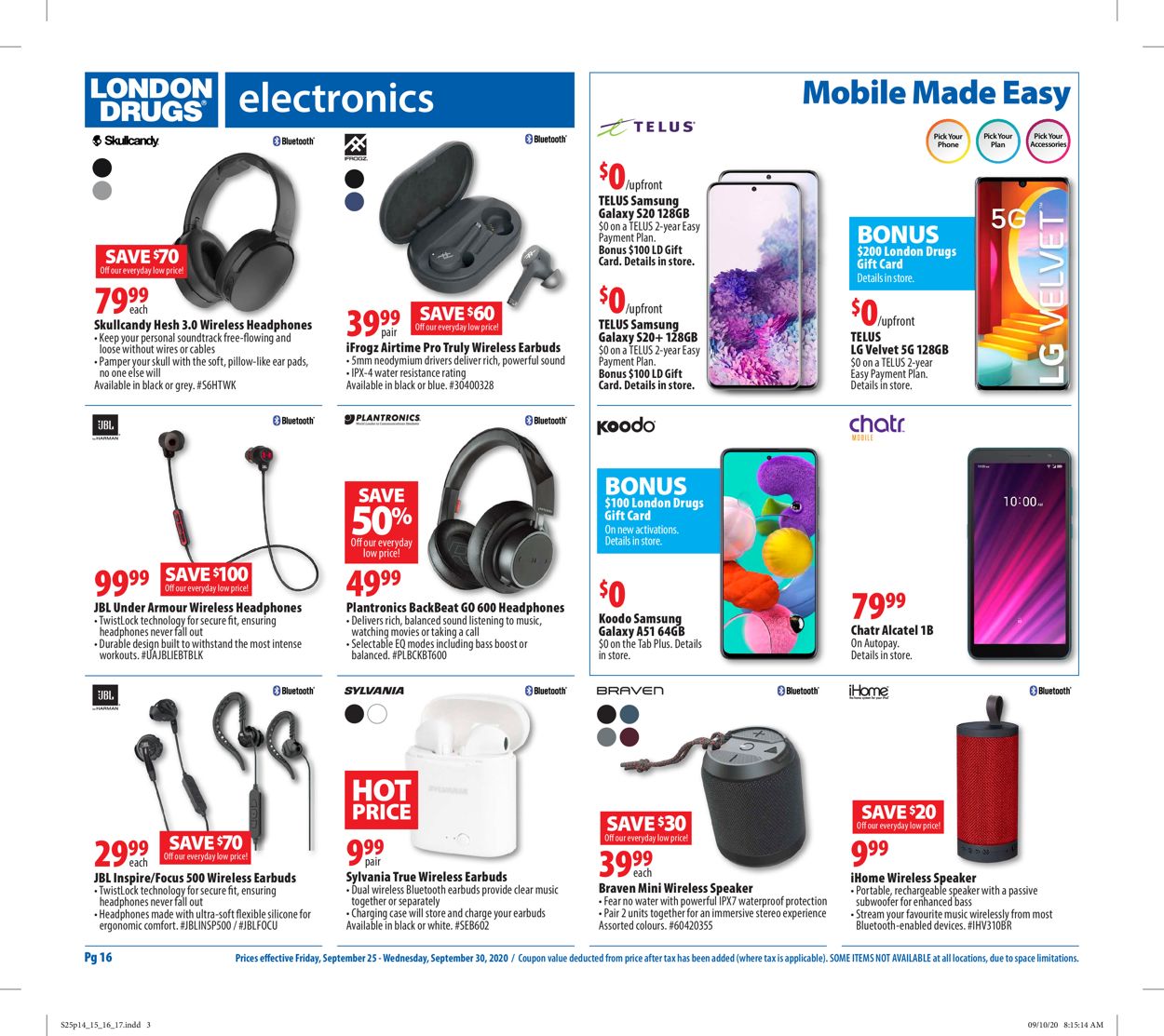 London Drugs Flyer - 09/25-09/30/2020 (Page 17)